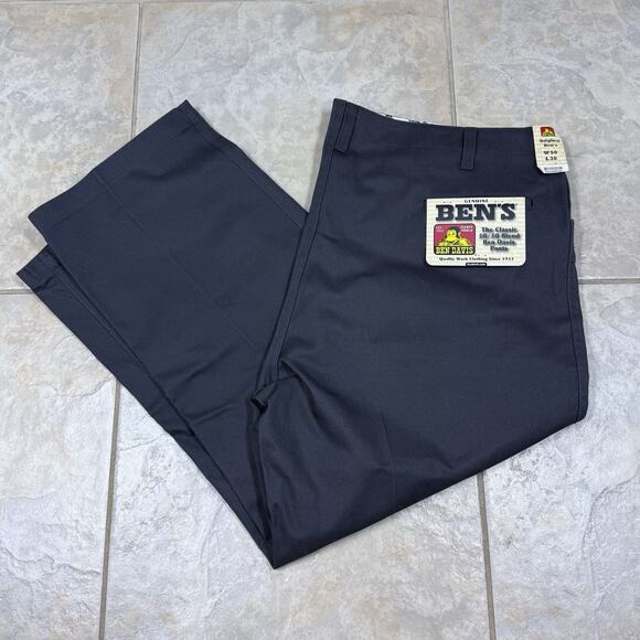 Ben Davis Original Work Pants W50 L30 Grey 50/50 Blend NWT Durable Fit - Picture 1 of 8